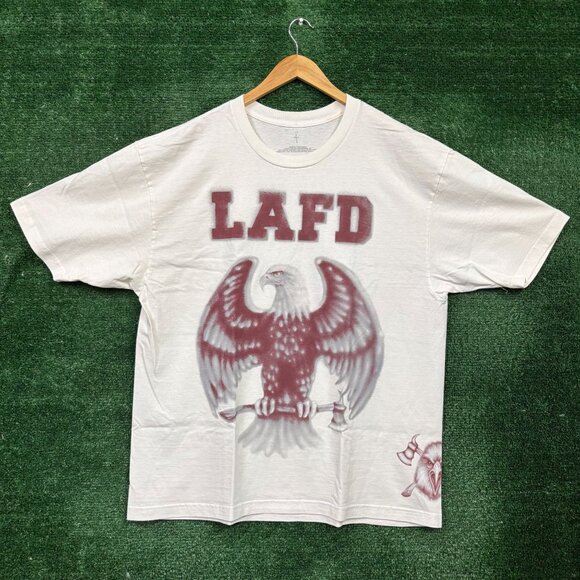 Travis Scott Other - Travis Scott x LAFD Wildfire Fund Cactus Jack Charity Hip-Hop T-Shirt XL